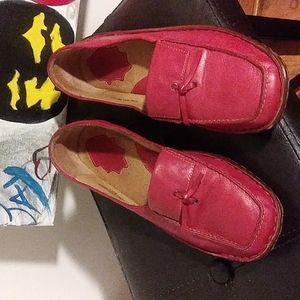 Red Leather Born SIZE 10
